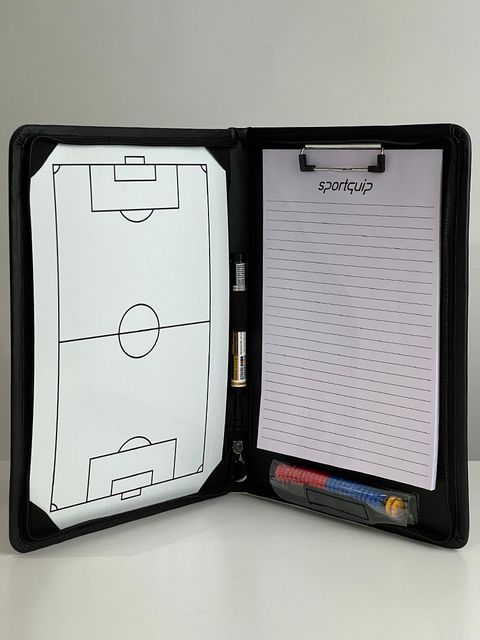 SQ Coachmapp Deluxe Fotboll, med magnettavla